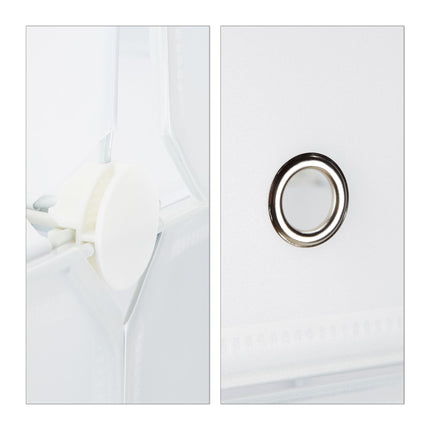 Raft pentru pantofi din plastic cu 12 compartimente