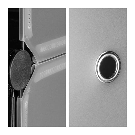 Raft pentru pantofi din plastic cu 6 compartimente