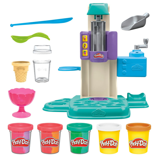 Play-Doh Set de joacă Înghețată cu vârtej curcubeu