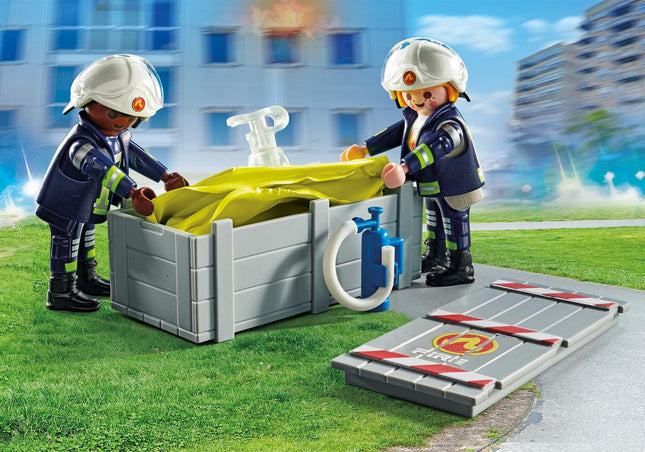 Playmobil Action Heroes Pompier cu Pernă de Aer 71465