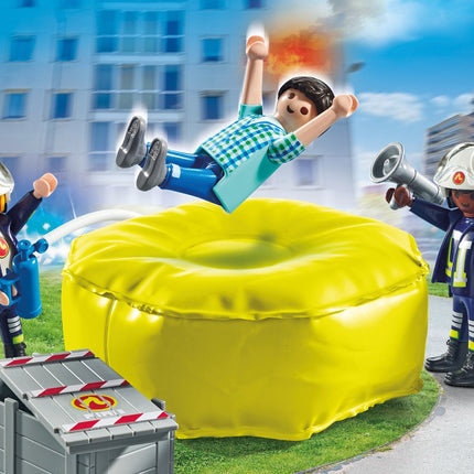 Playmobil Action Heroes Firefighter With Air Pillow 71465