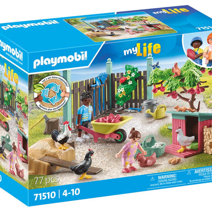 Playmobil My Life Mica fermă de găini din grădina Tiny House 71510