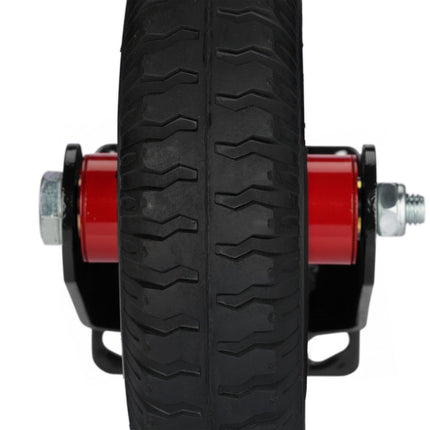 Pneumatic Swivel Castor 2.50-4 with Mounting Plate, 120 kg Load, 360° Swivel