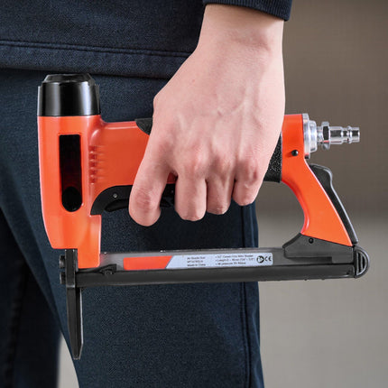 Pneumatic Upholstery Stapler, 20 Gauge Long Nose, 50 Series