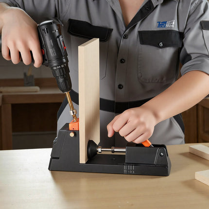 Pocket Hole Jig Kit, 1/2–1-1/2 in Adjustable, Dust Adapter