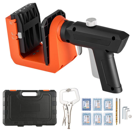 Pocket Hole Jig Kit, Adjustable 1/2–1-1/2 In, 260 Screws