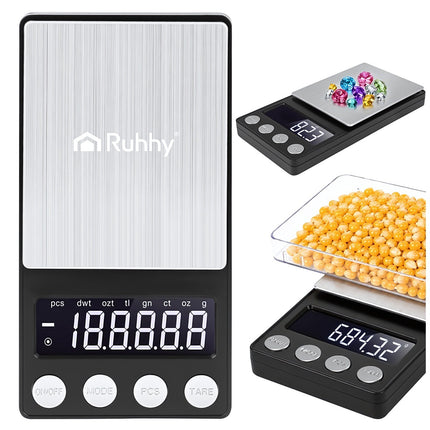 Pocket Scale Unit 500 x 0.01 g, Black Version