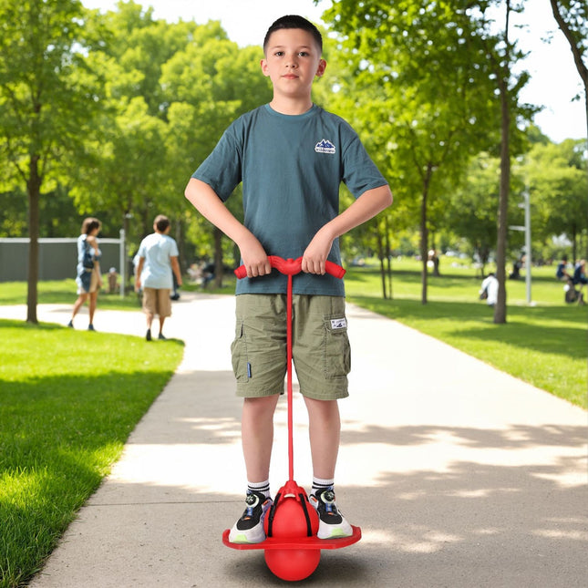 Pogo Ball Stick pentru copii - Jucărie de sărituri în aer liber cu mânere