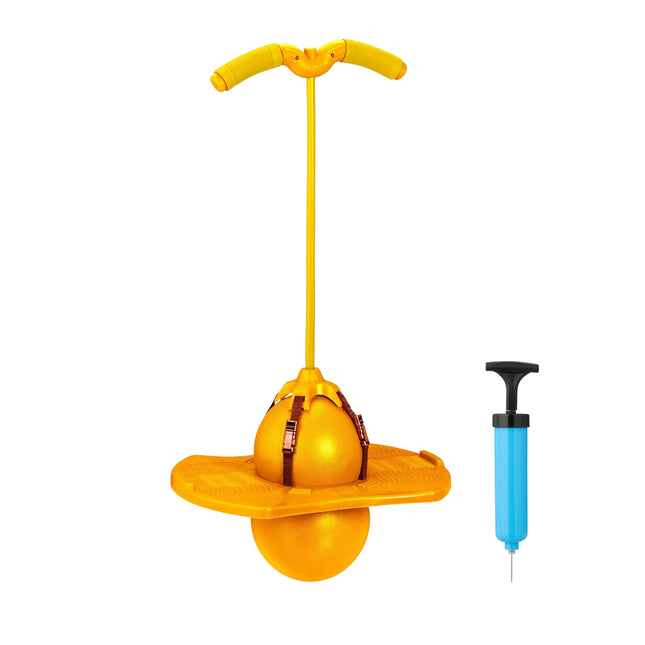 Pogo Ball Stick pentru copii - Jucărie de sărituri în aer liber cu pompă