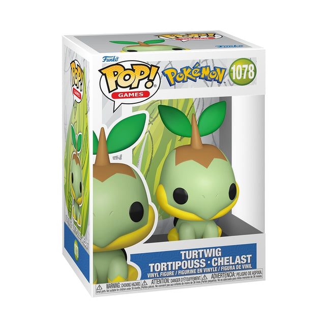 Figurină de vinil Funko Pop Pokemon Turtwig, jucărie de colecție