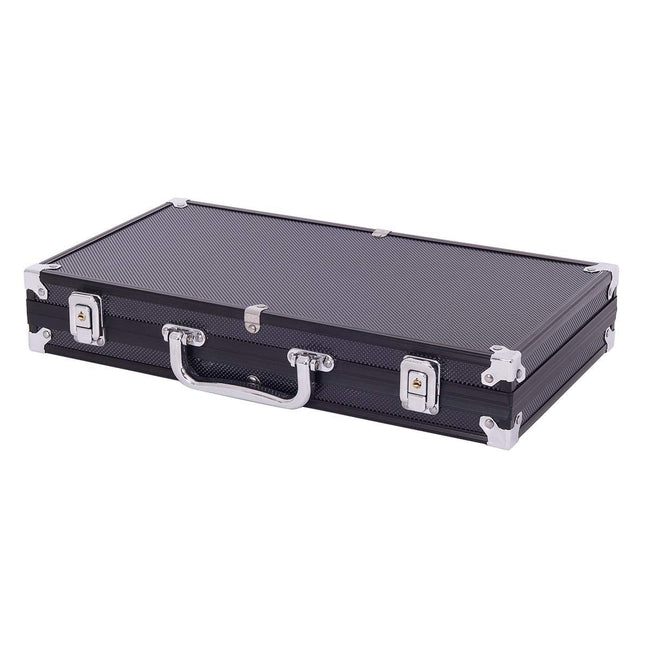 Set de poker cu 300 de jetoane laser și carcasă de aluminiu
