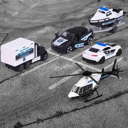 Police Vehicle 4-Pack Gift Box