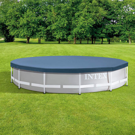 Prelată pentru piscine cu cadru de 366 cm și orificii de drenaj