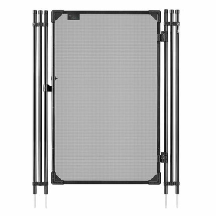 Pool Fence Gate 1.2 x 0.75 m, Lockable Teslin Mesh
