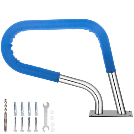 Pool Handrail 30 x 22 in, 304 Stainless Steel, 250 lb