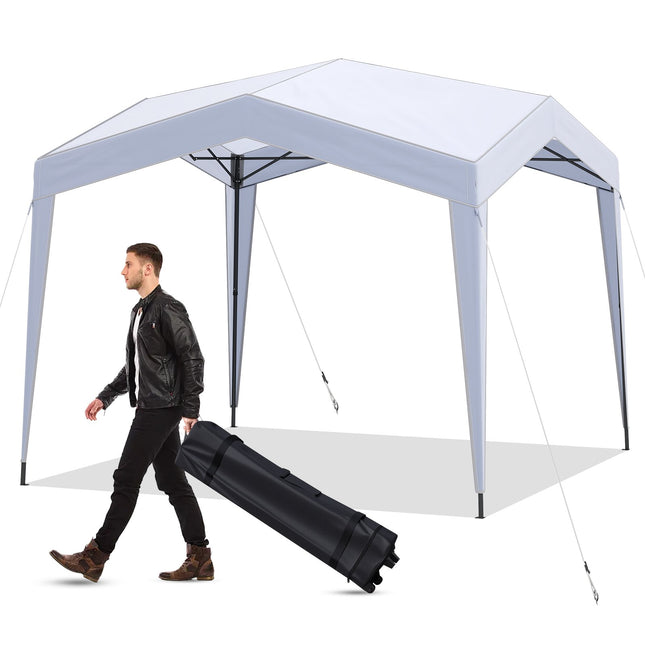 Foișor de tip pop-up 3x3m impermeabil, cu roți, țăruși și frânghii