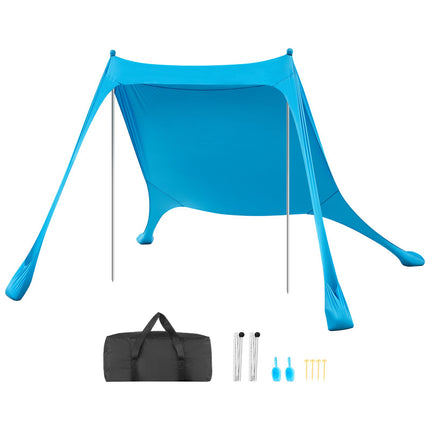 Pop-Up Beach Canopy Tent, UPF50+, 2.3 x 2.3 m