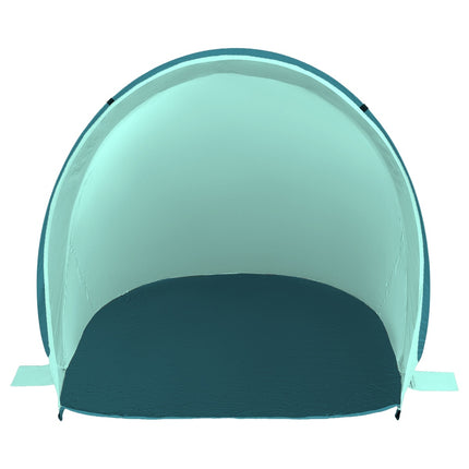 Cort de plajă pop-up, mentă, protecție UV