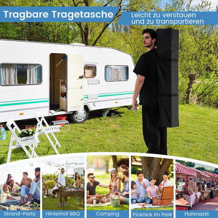 Pavilion Pop-Up, impermeabil UV 50+ Albastru, 3x3m