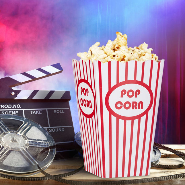 Set de pungi pentru popcorn, pachet de 60, reutilizabile, stil cinema