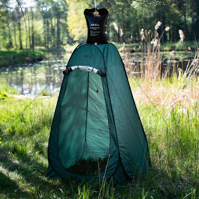 Geantă portabilă de duș de camping de 20 l