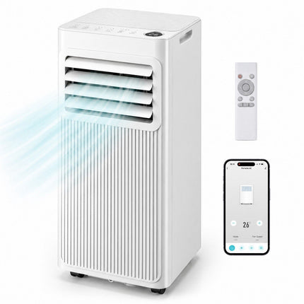 Aparat de aer condiționat portabil de 7000 BTU, 3 în 1, acoperire de 32,5 m²