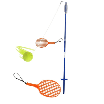 Set portabil reglabil de tetherball cu rachete