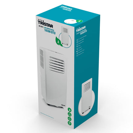 Aparat de aer condiționat portabil 10500 BTU cu telecomandă, 3 moduri