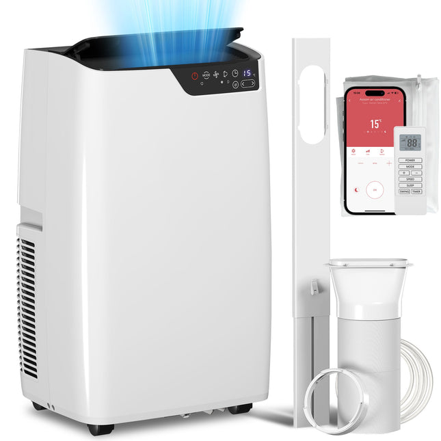 Aer condiționat portabil 12000 BTU, WiFi, mod 4 în 1