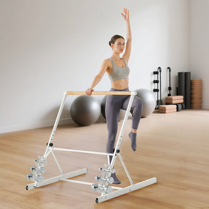 Portable Ballet Barre, Freestanding Foldable, Adjustable Height