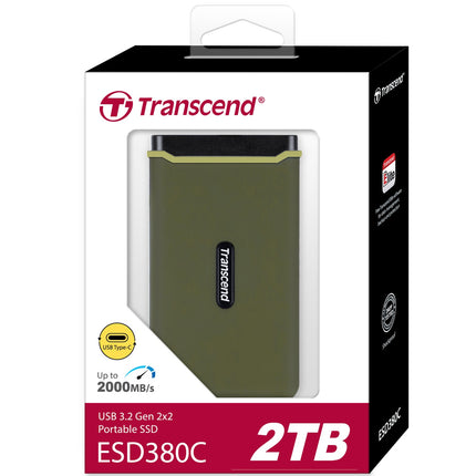 Portable SSD ESD380C USB-C 2TB (R/W 2000 MB/s)
