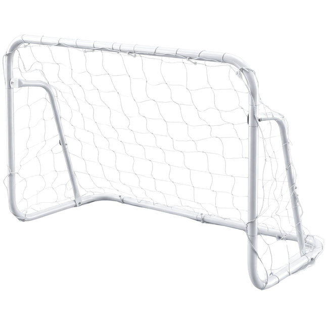 Poartă de fotbal portabilă cu plasă rezistentă la intemperii, 121x60x80 cm