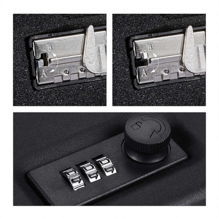 Cutie de securitate portabila cu incuietoare cu combinatie