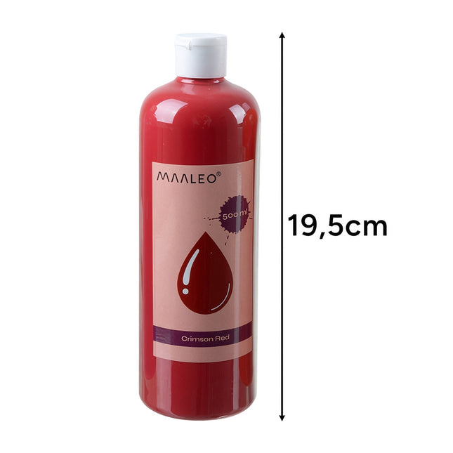 Set de vopsele pentru postere, 18 culori, 500 ml fiecare