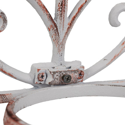 Pot holder wall cast iron white