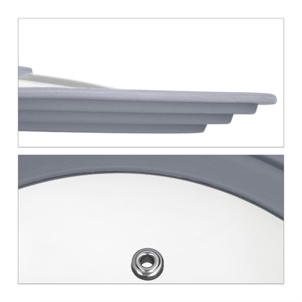 Capac oala 20-24 cm cu margine de silicon