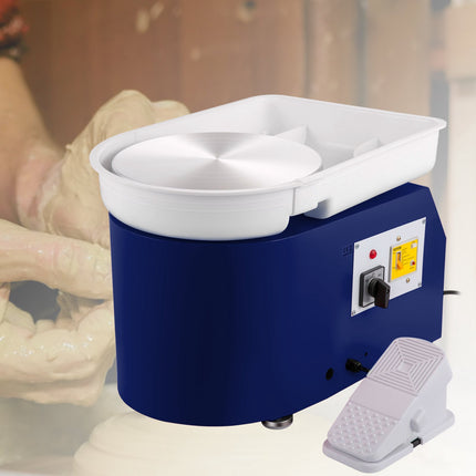 Pottery Wheel 11 Inch, 350W, Foot Pedal, Tool Kit