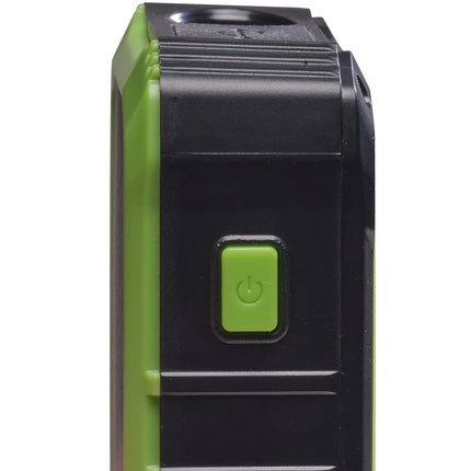 PowerBank 10,000 mAh Solar Cell Crank Black/Green