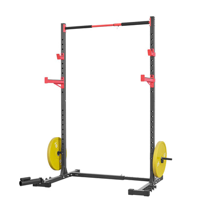 Power Cage Squat Rack, Adjustable Width, Pull-Up Bar