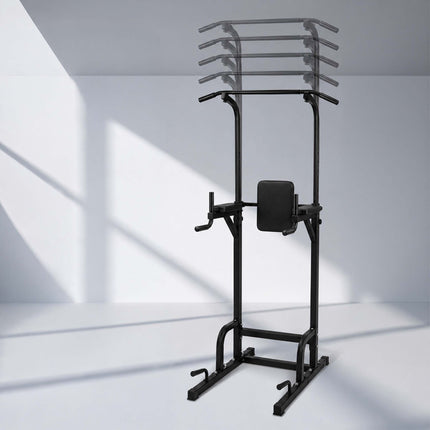 Turn de alimentare pentru sala de sport de acasă, înălțime reglabilă, oțel negru
