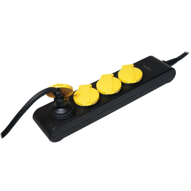 Power outlet 4-way Outdoor use IP44
