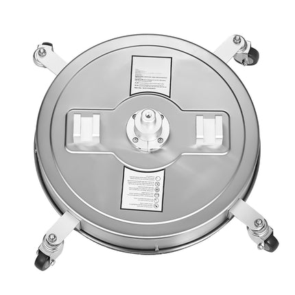 Pressure Washer Surface Cleaner 21-Inch, 4-Wheel Stainless
