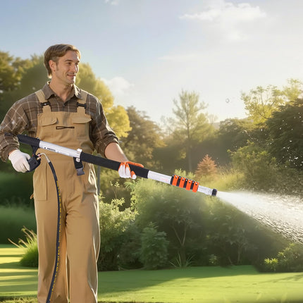 Pressure Washer Telescoping Wand, 24 Ft, 4000 PSI, 7 Nozzles