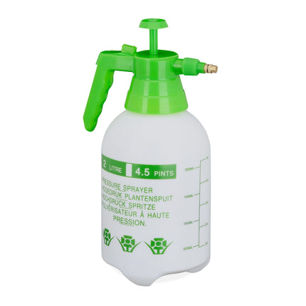 Pressure sprayer 2 liters green