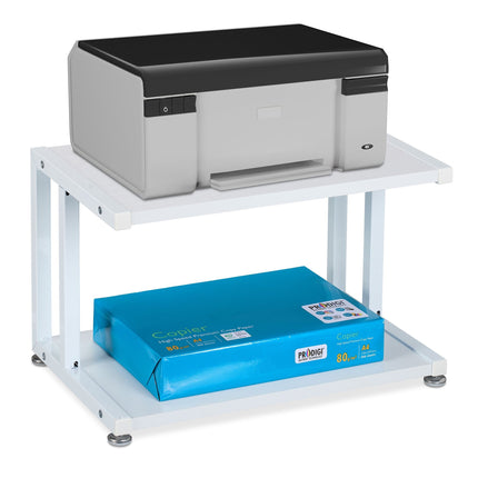 Printer stand with 2 shelves
