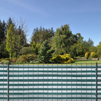 Protectie de confidentialitate 1,8 m verde-alb