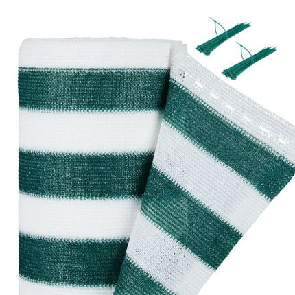 Protectie de confidentialitate 1 m verde-alb
