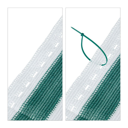 Protectie de confidentialitate 1 m verde-alb