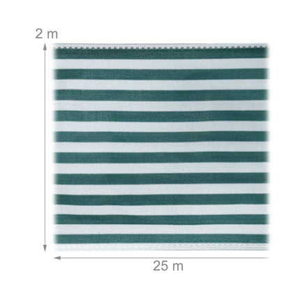Protectie de confidentialitate 2 m verde-alb
