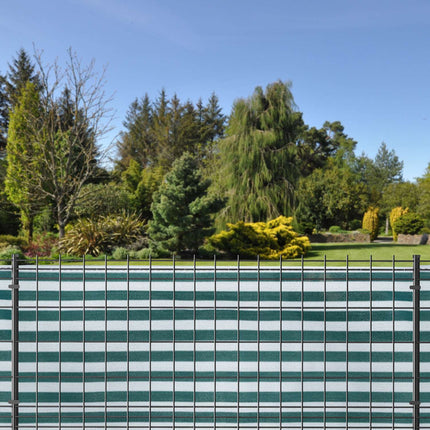Protectie de confidentialitate 2 m verde-alb